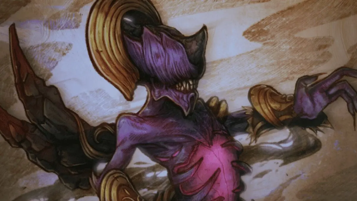The loading screen for Bane's Heir of Terror set.