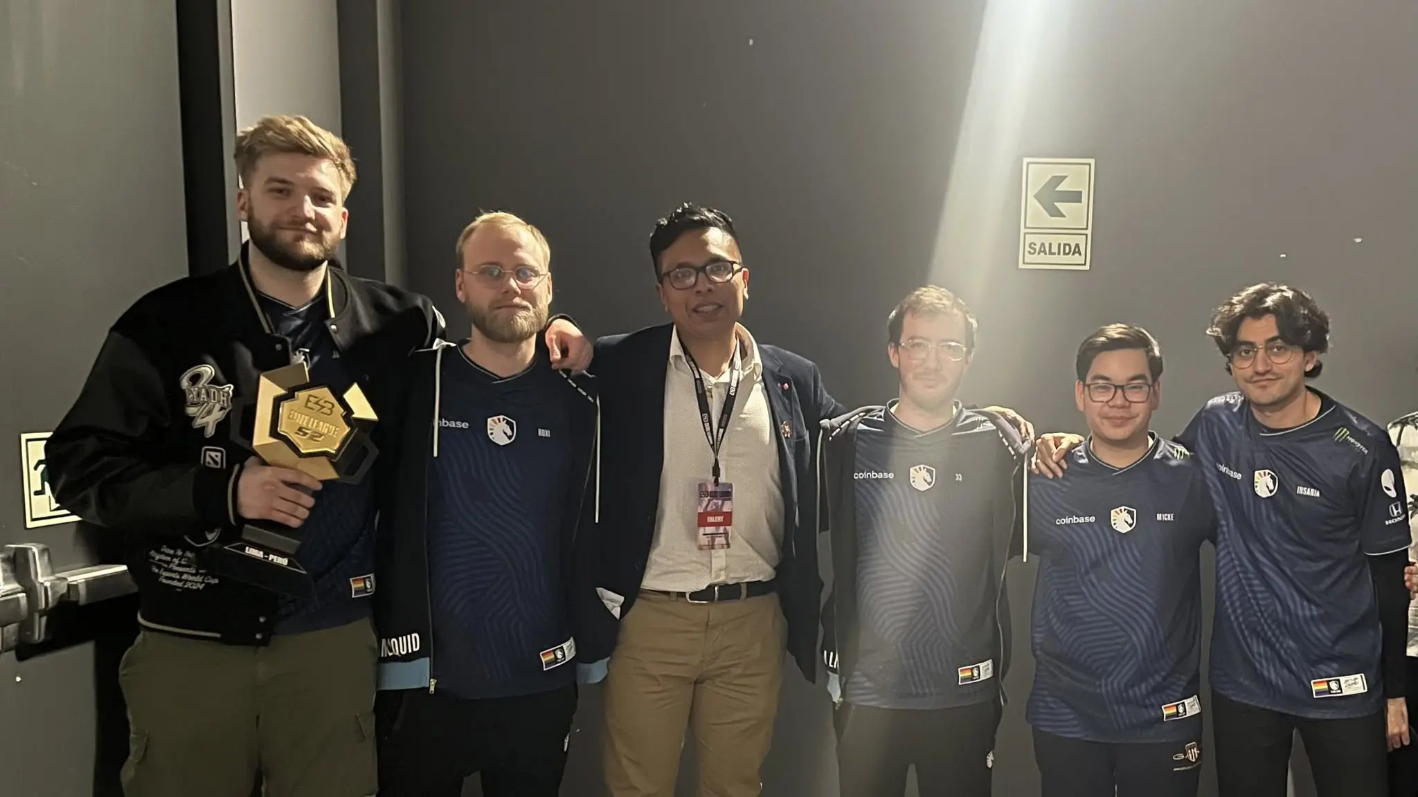 Фото Пауля «Tio Inka» де ла Крус с Team Liquid в 2024 году