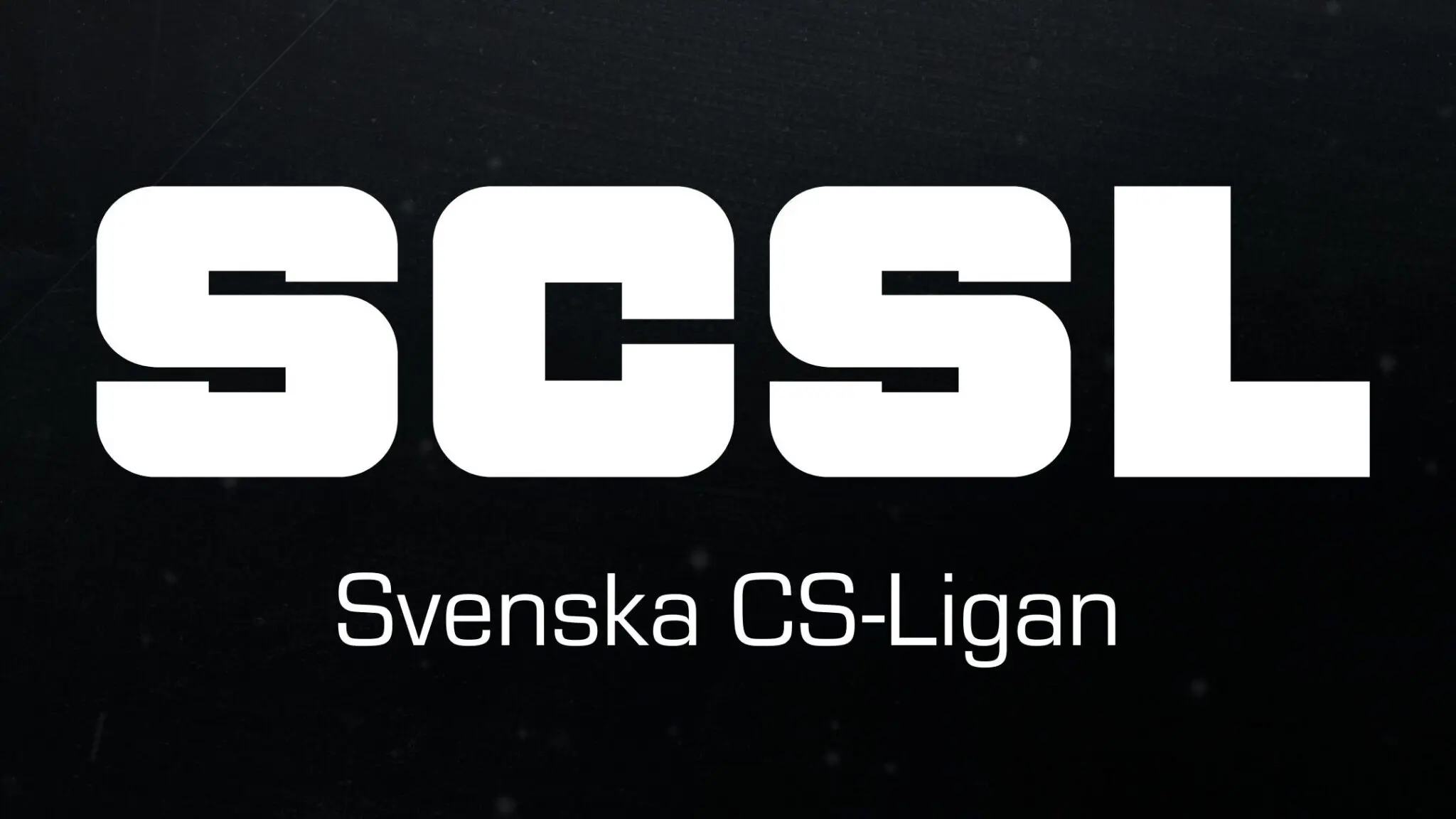 Логотип Svenska CS-Ligan 2026 от Fragbite