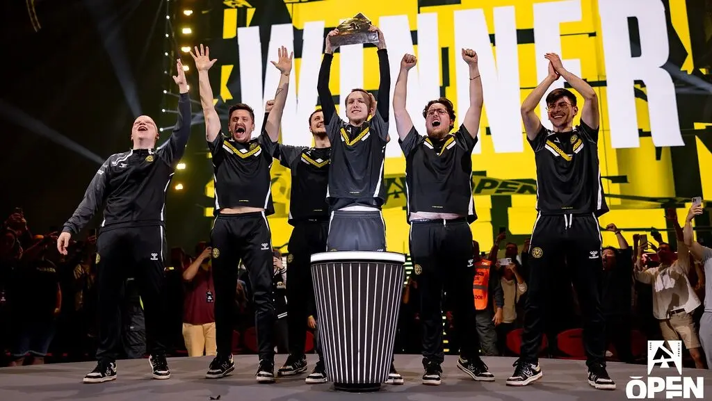 Photo of Team Vitality players from the tournament