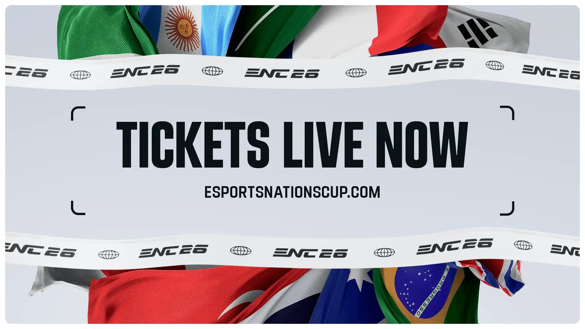 Анонс старта продажи билетов на Esports Nations Cup 2026.
