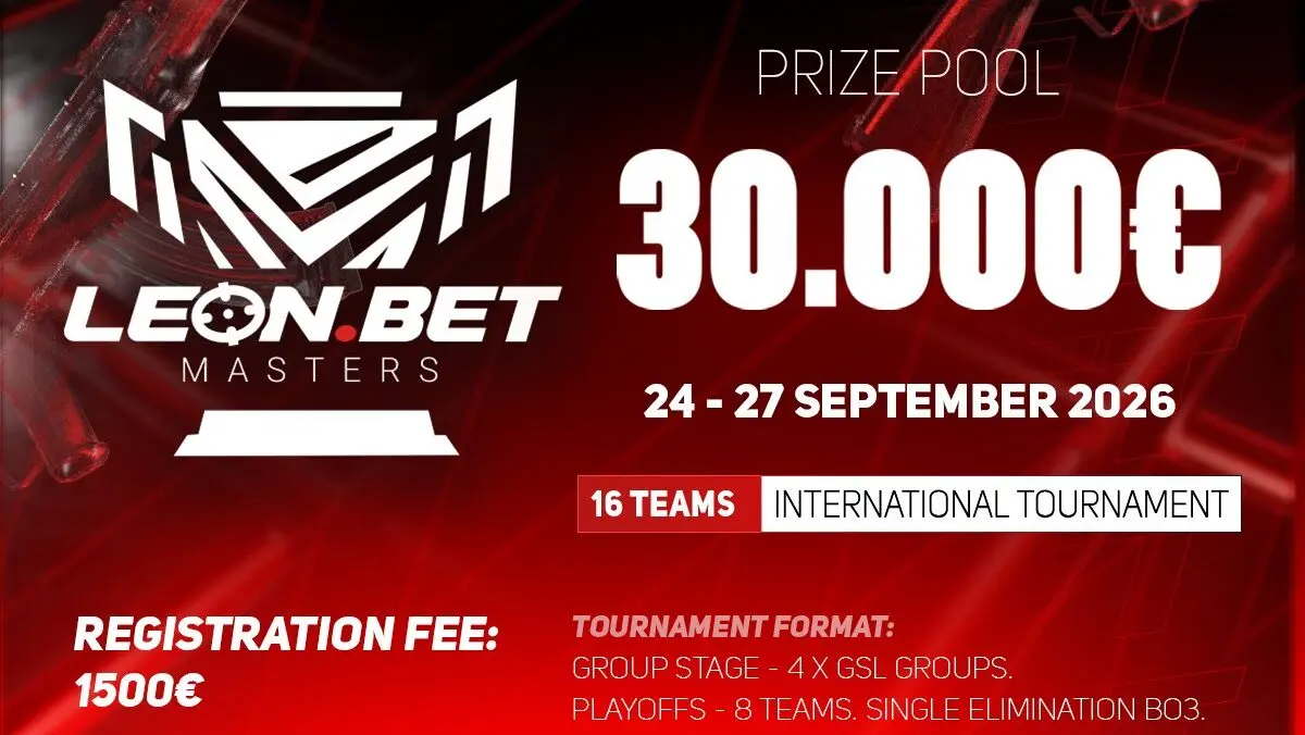 Логотип LeonBet Masters.