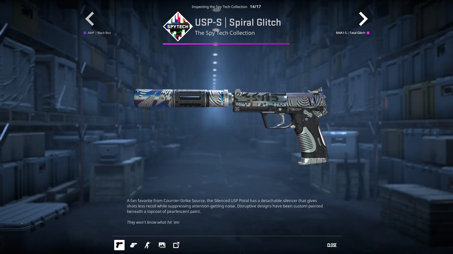 USP-S | Spiral Glitch