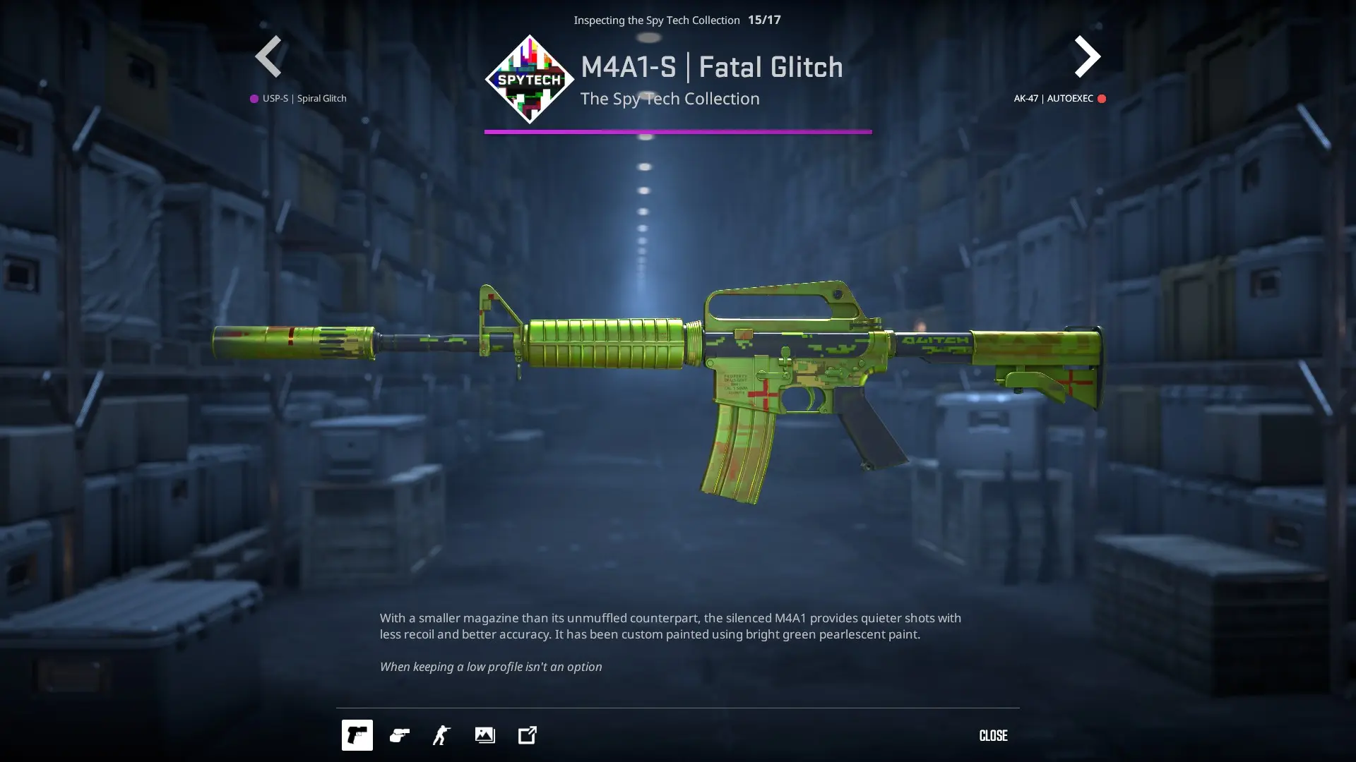 M4A4-S | Fatal Glitch