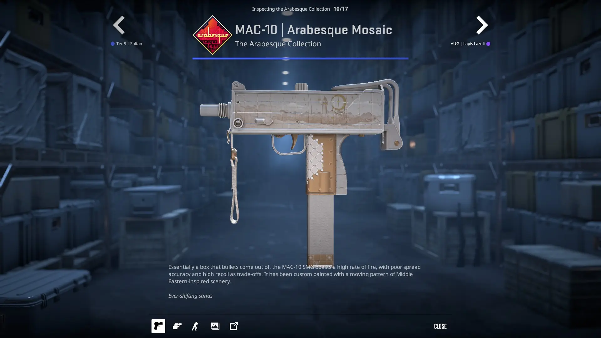 MAC-10 | Arabesque Mosaic