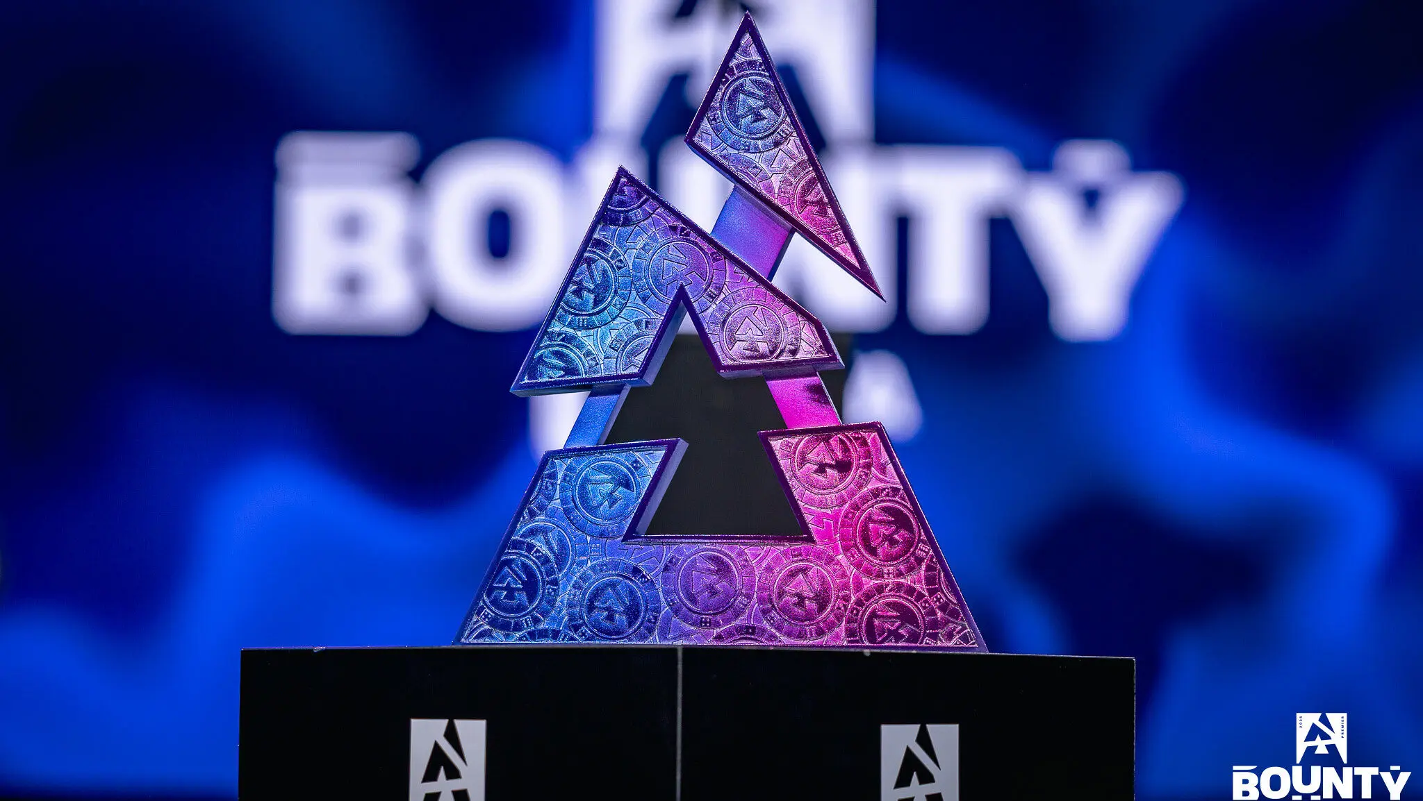 The BLAST Bounty tournament series trophy.