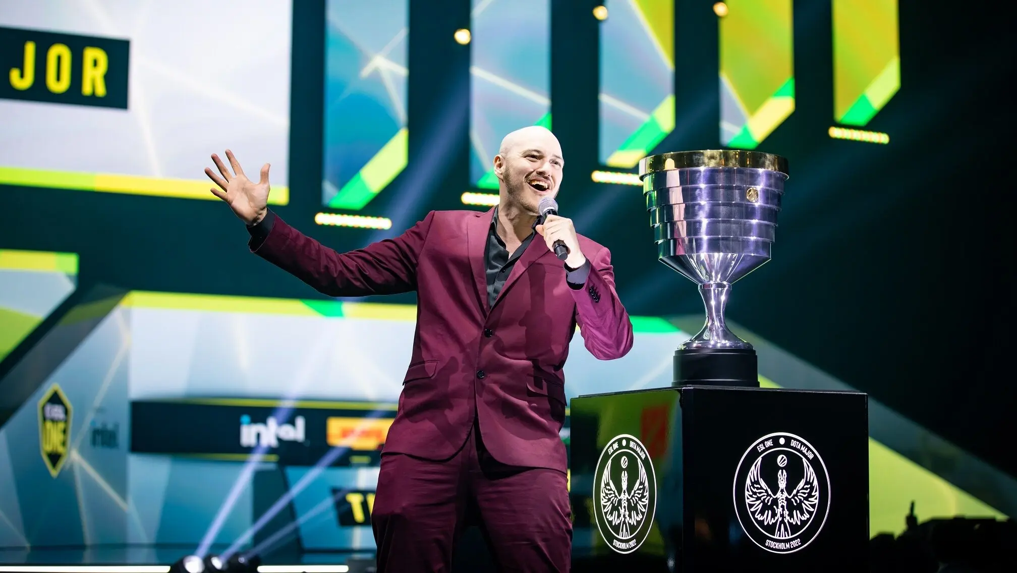 SirActionSlacks на ESL One Stockholm 2022.