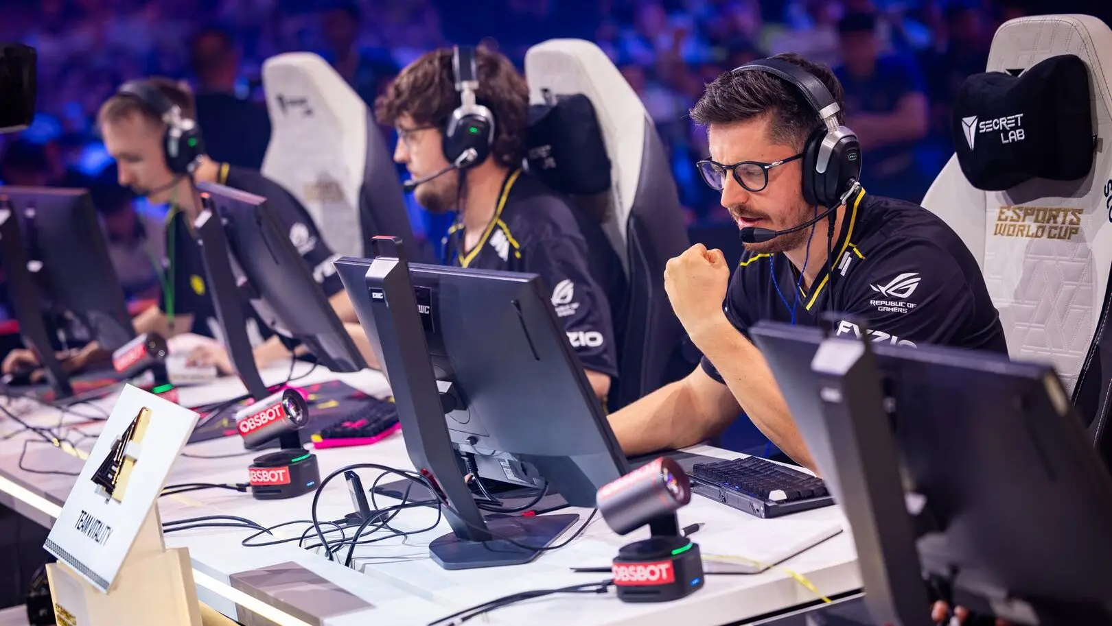 The CS2 players on Team Vitality.