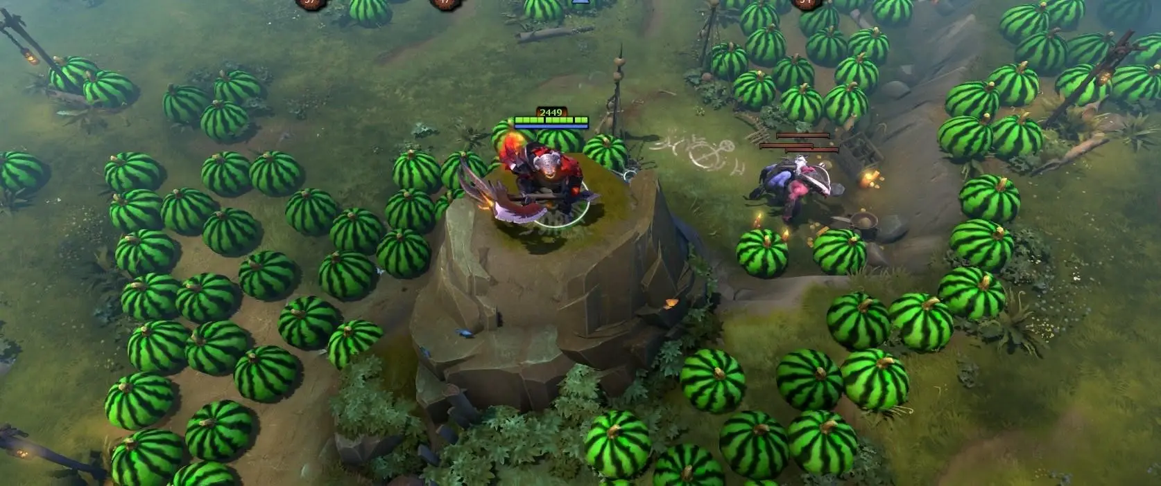 Watermelon Map in Dota 2