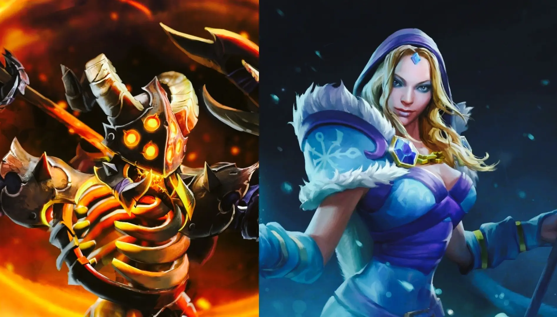 Clinkz и Crystal Maiden