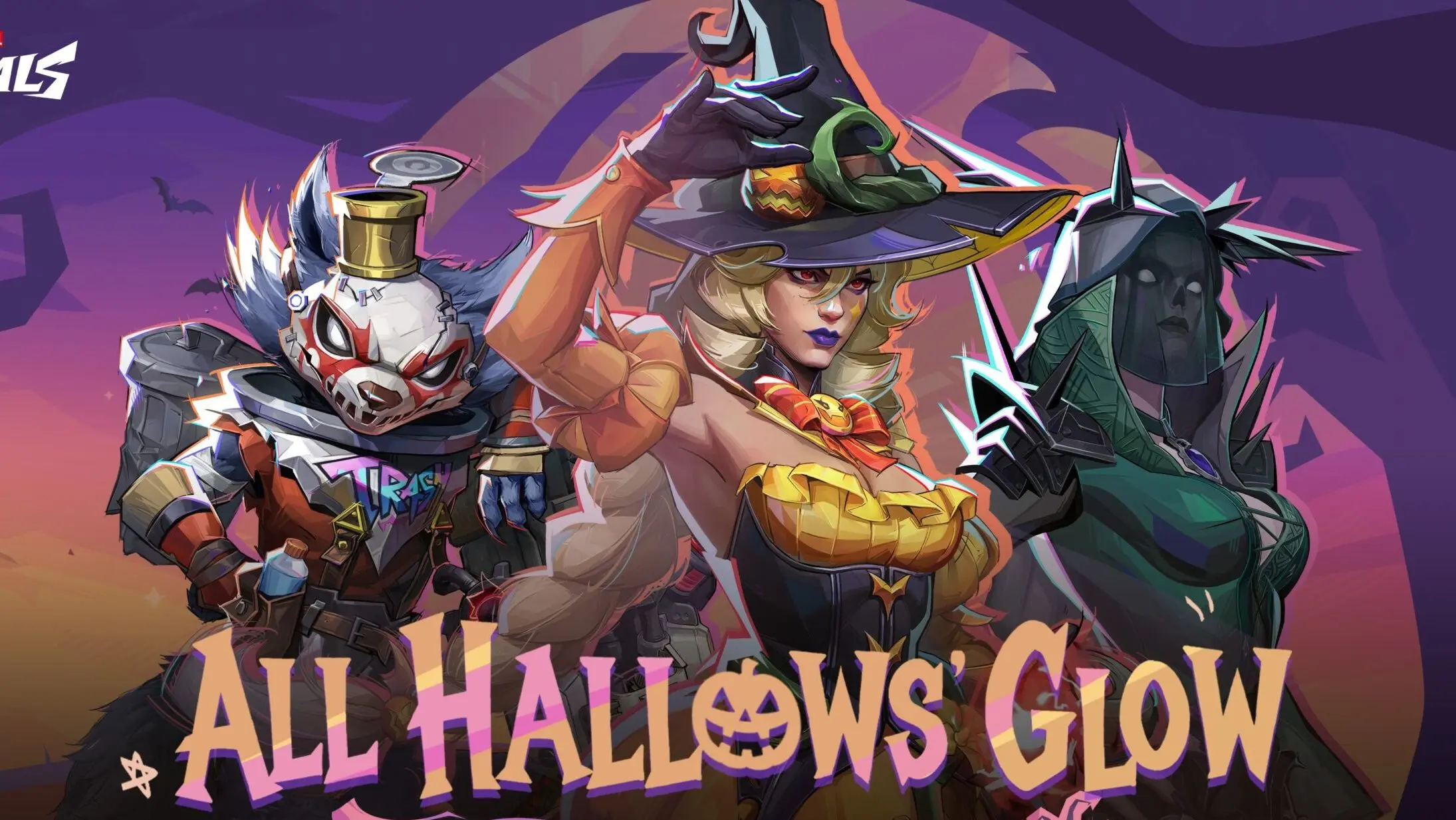 Официальный арт ивента All Hallows Glow
