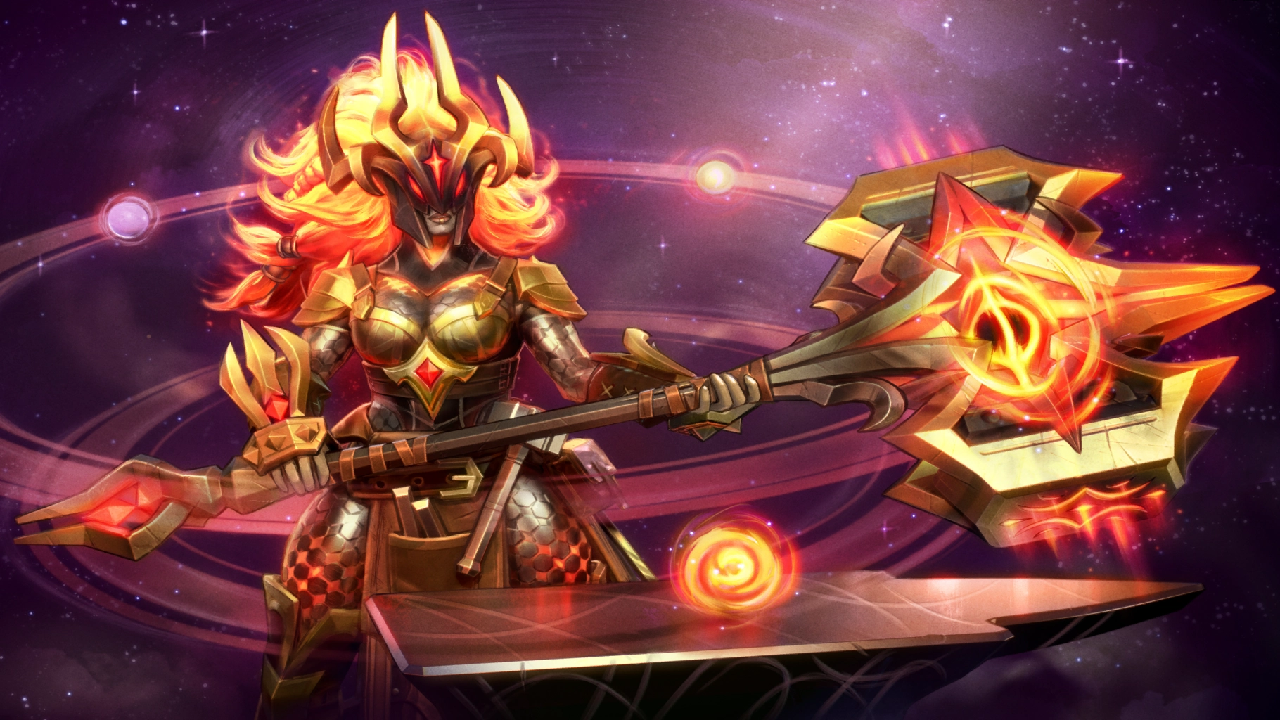 Dawnbreaker в наборе Starforge Reformer из Dota 2
