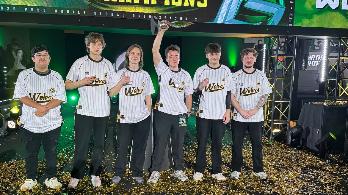 Wolves Esports с кубком PUBG Mobile Global Open 2026 Season 2