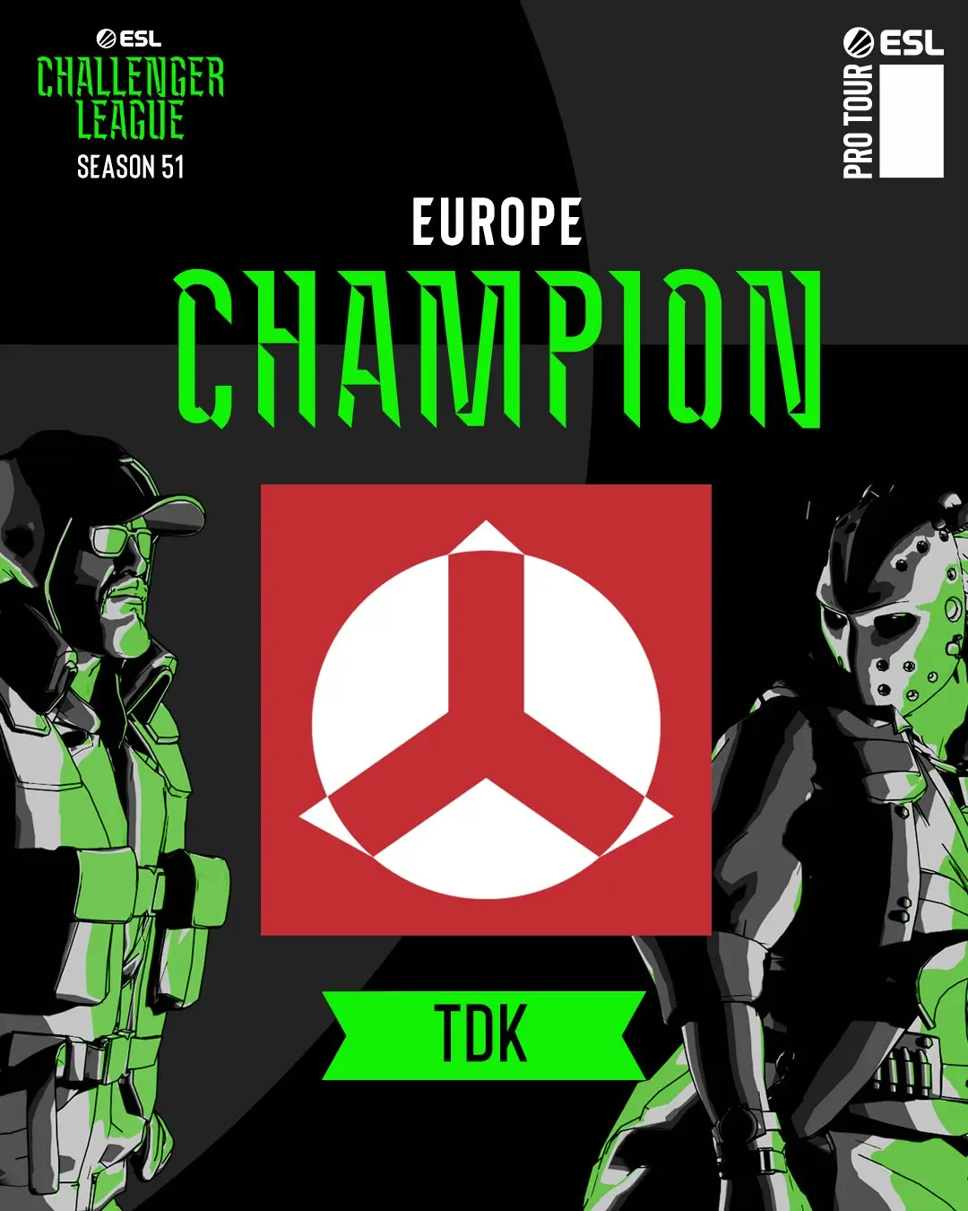 Картинка ESL, TDK вышла на EPL 24