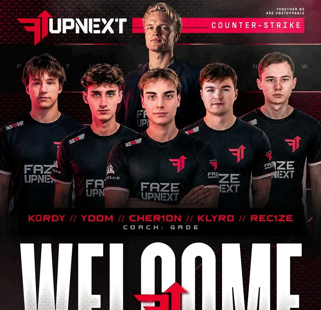 Состав FaZe Up Next.